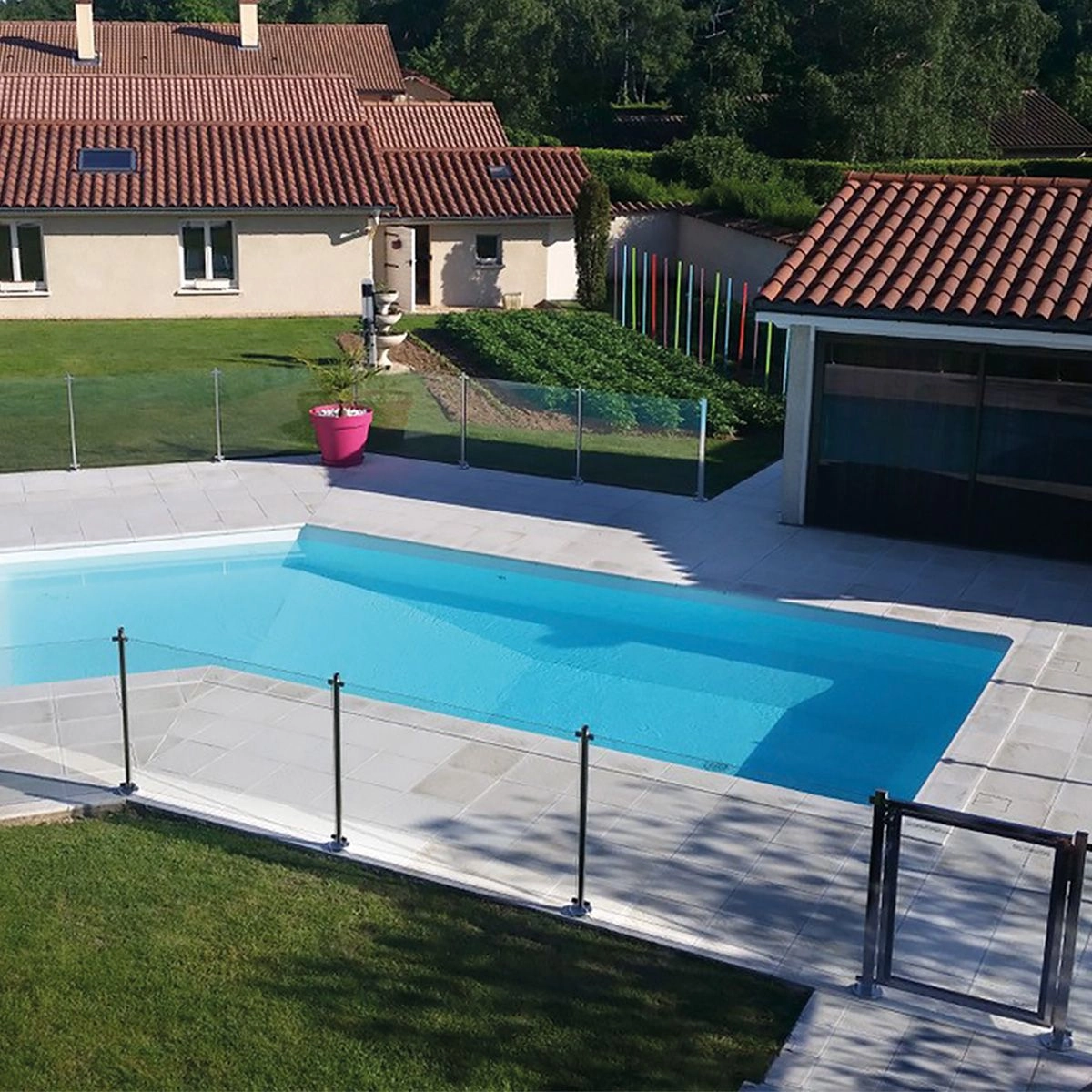 Barriere De Piscine En Verre Poolgarde Inox 2 Barriere De Piscine En Verre Poolgarde Inox – Image 2