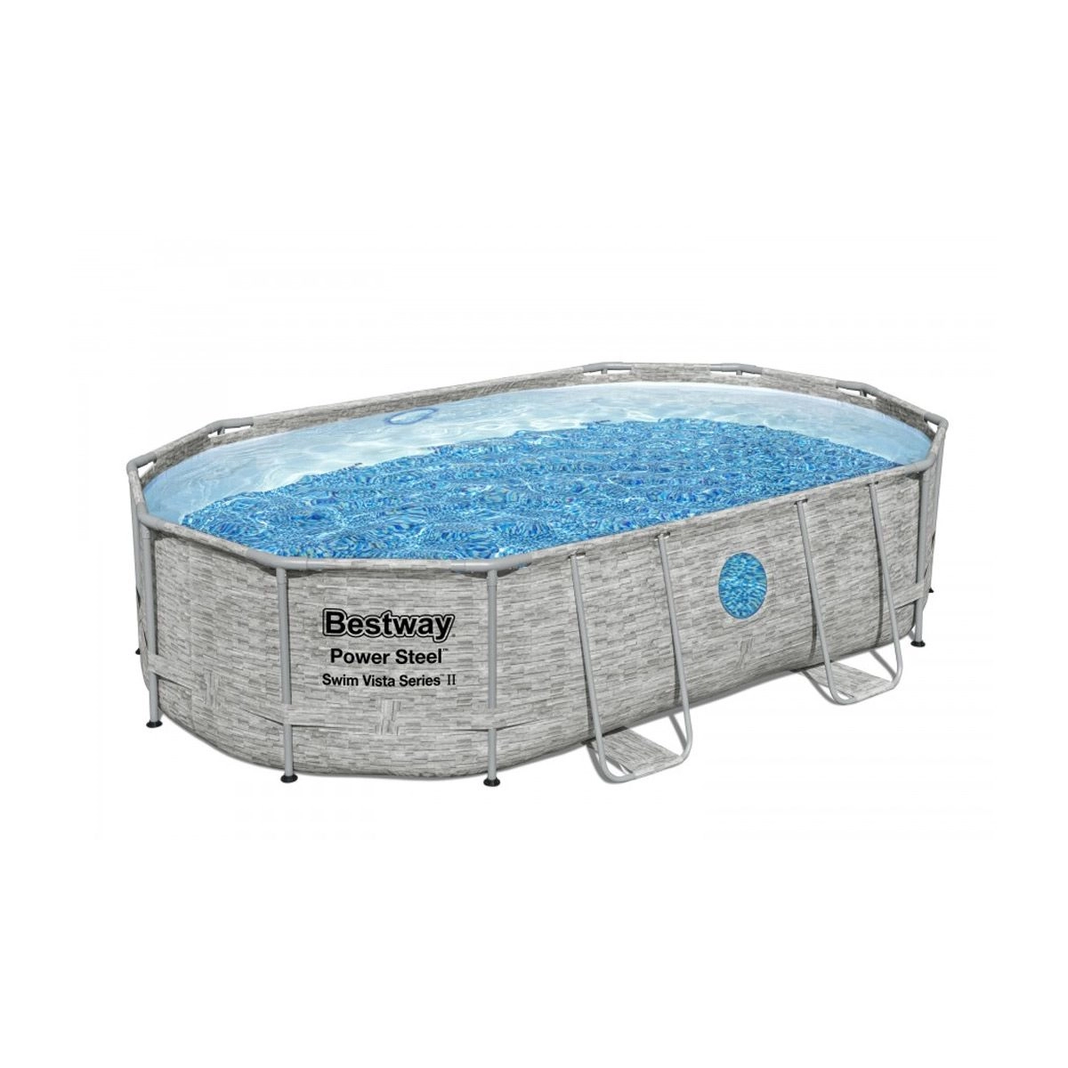 Piscine Hors-sol Power Steel Vista 4,88 X 3,05 X 1,07 M Bestway 1 Piscine Hors-sol Power Steel Vista 4,88 X 3,05 X 1,07 M Bestway