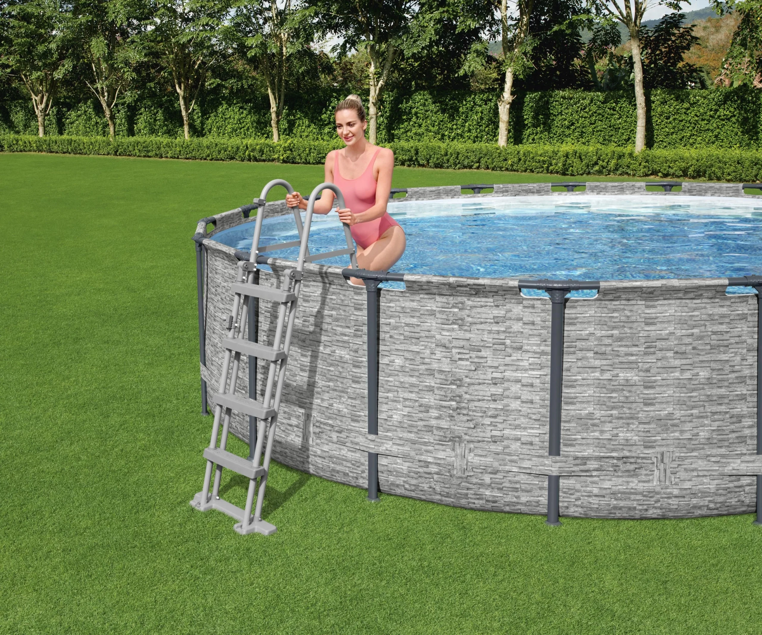 Piscine Hors-sol Steel Pro Max Ø4,88 X 1,22 M Bestway 3 Piscine Hors-sol Steel Pro Max Ø4,88 X 1,22 M Bestway – Image 3