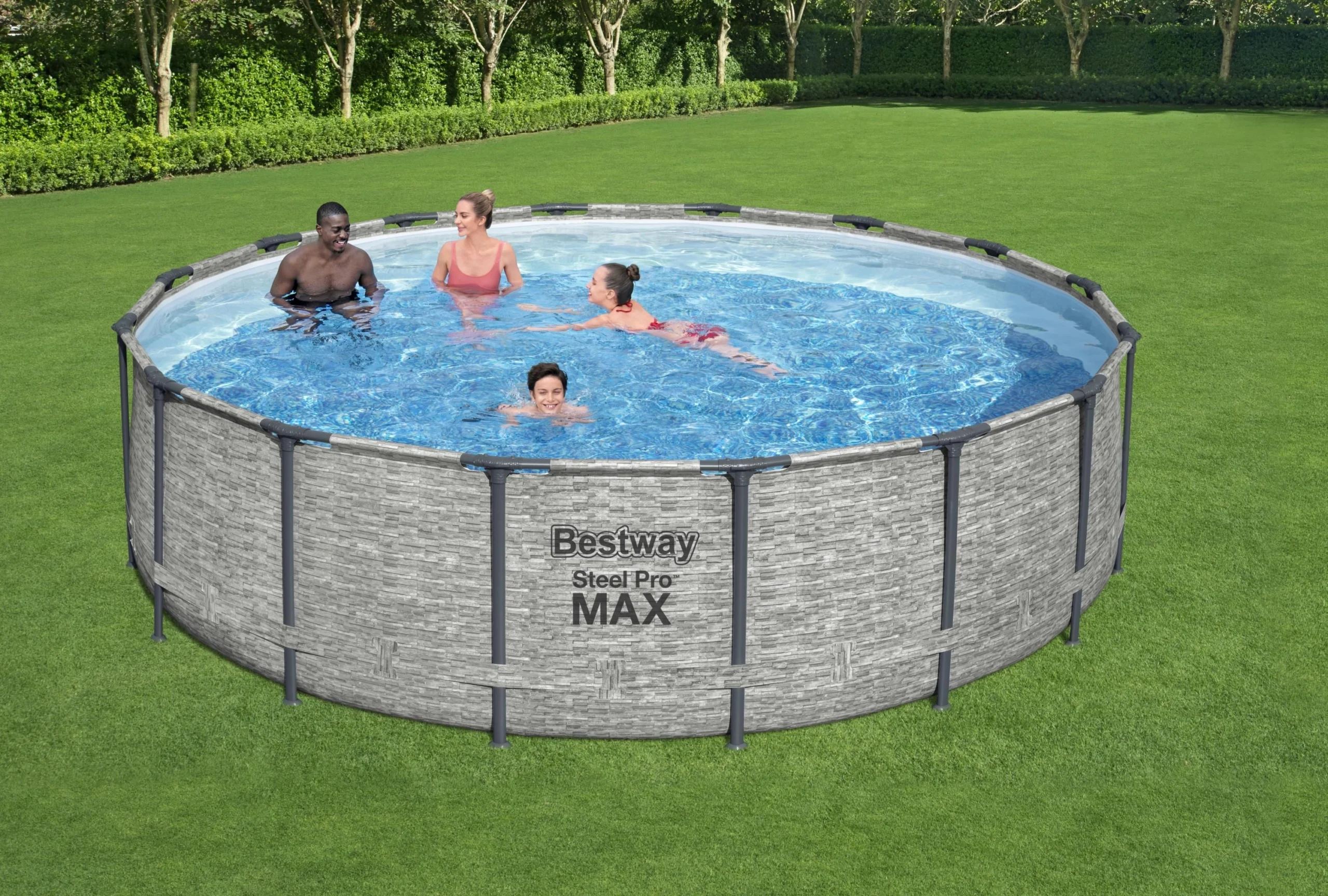 Piscine Hors-sol Steel Pro Max Ø4,88 X 1,22 M Bestway 4 Piscine Hors-sol Steel Pro Max Ø4,88 X 1,22 M Bestway – Image 4