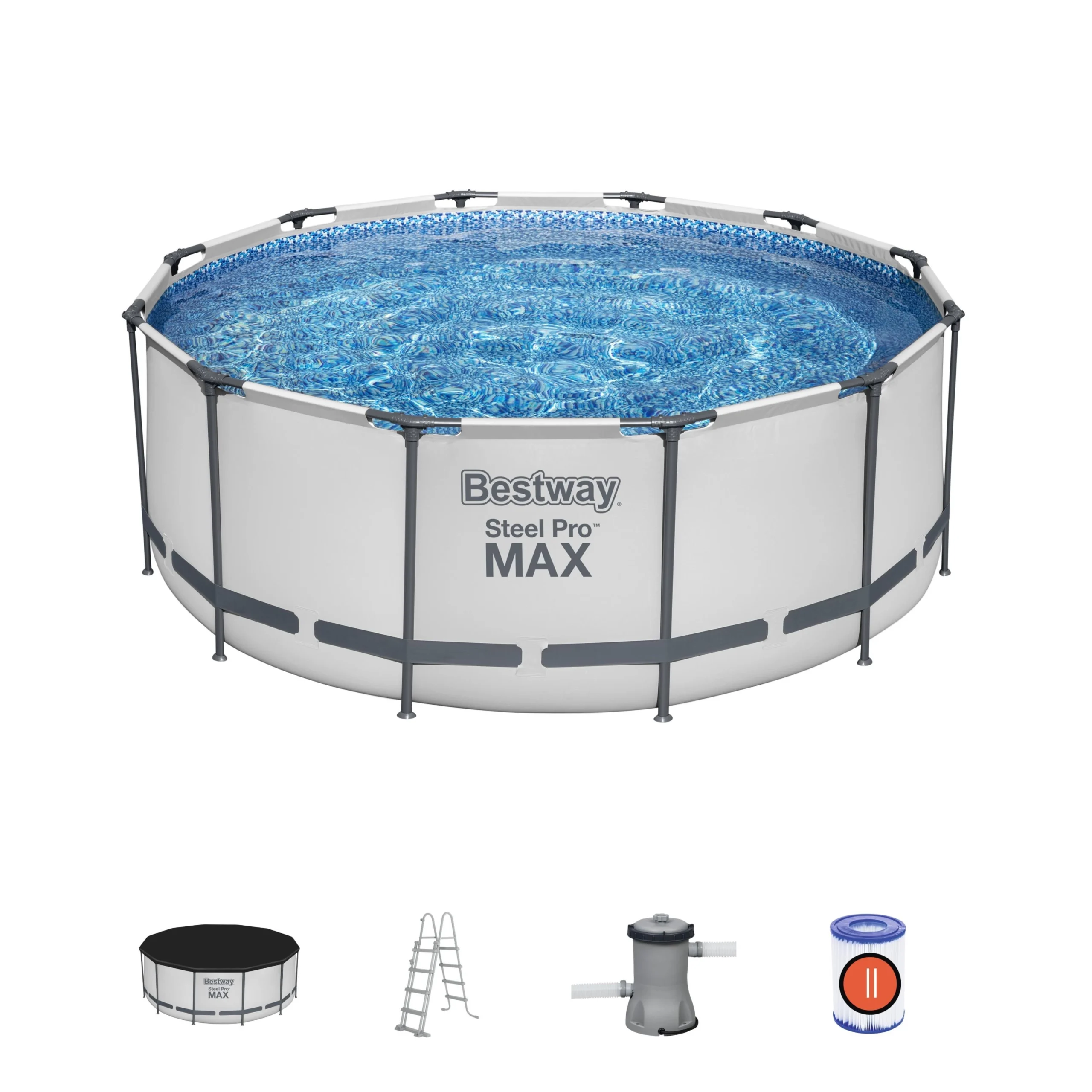 Piscine Hors-sol Steel Pro Max Ø3,66 X 1,22 M Bestway 2 Piscine Hors-sol Steel Pro Max Ø3,66 X 1,22 M Bestway – Image 2